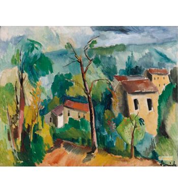 Red Roof Landscape, 3