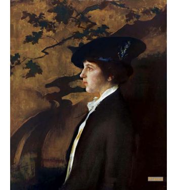 Mary Tarbell In A Black Hat