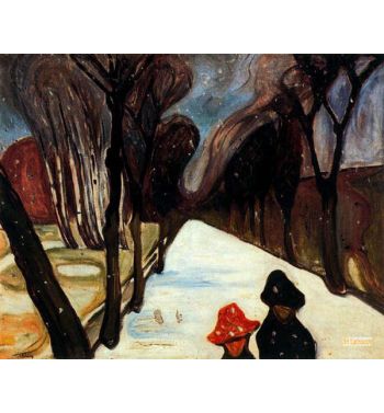 Snow Falling In The Lane, 1906 1908