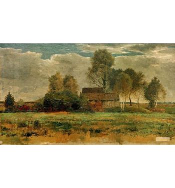 Peat Huts In The Dachau Moss