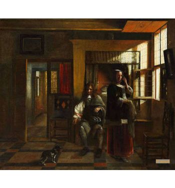 Interior With A Young Couple