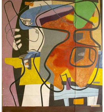 Wall Painting 35 Rue De's Vres Paris 1948