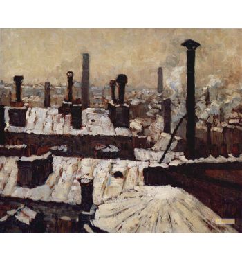 Roofs Under Snow Paris