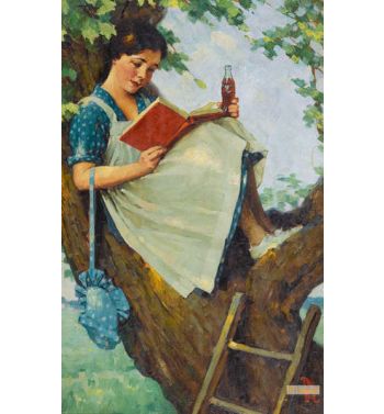 Young Girl Holding a Coke
