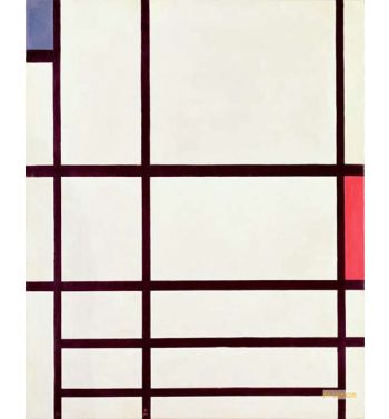 Composition In Red, Blue And White II, 1937