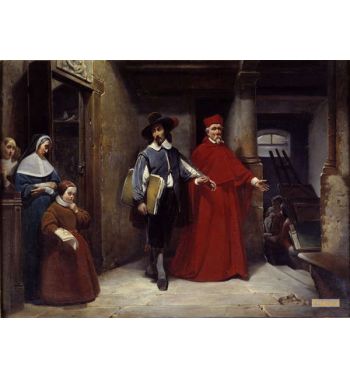 The Cardinal Comes To Pick Up The Painter