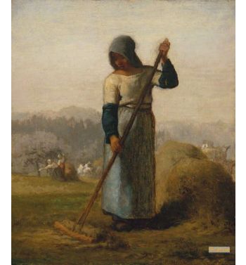 Woman With A Rake