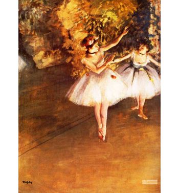 Two Dancers On Stage
