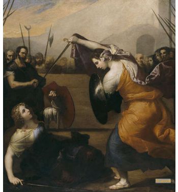 The Duel Of Isabella De Carazzi And Diambra De Pottinella