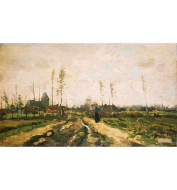Landscape With Church And Farms