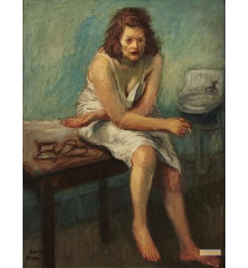 Portrait of a Woman Smoking