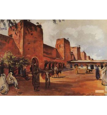 Marrakech The Walls And Towers Of The City 1928