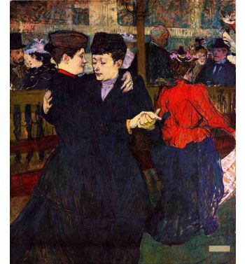 At The Moulin Rouge The Two Waltzers