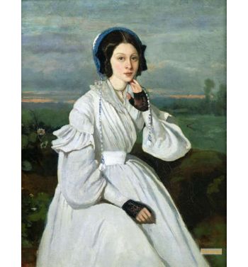 Portrait Of Louise Claire Sennegon Future Madame Charmois 1837