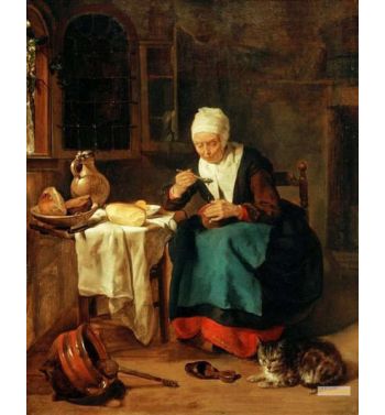 Porridge Eating Woman