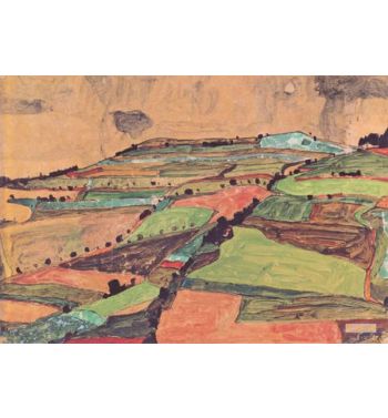 Fields Landscapes, Kreuzberg At Krumau