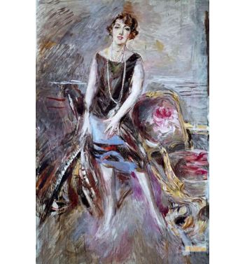 Portrait Of Madame Corbitt She'S Daisy In The Fashion Of Crazy