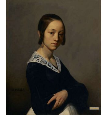 Portrait Of Louise Antoinette Feuardent 1841