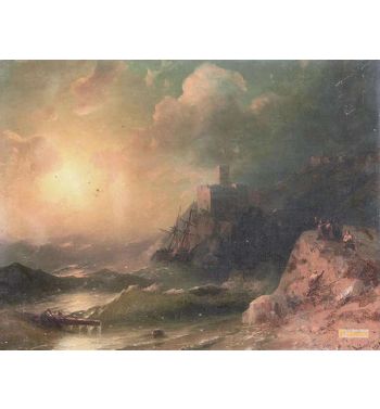 Shipwreck At Dawn 1867