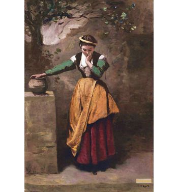 La Reveuse A La Fontaine