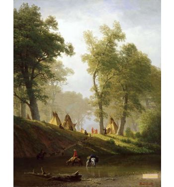 The Wolf River Kansas c1859