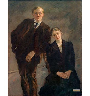 Double Portrait Max Beckmann And Minna Beckmann