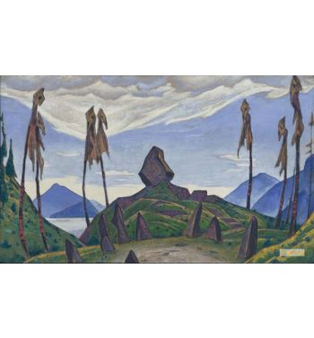 Backdrop For Stravinsky's Ballet, Le Sacre Du Printemps