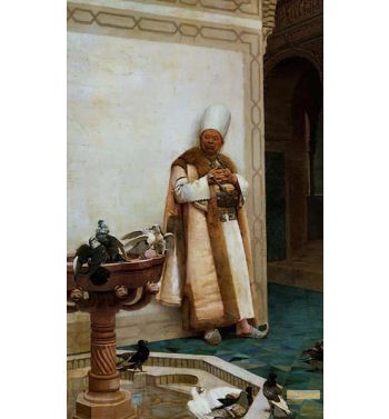 A Rest By The Fountain