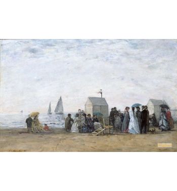The Beach At Trouville 1867