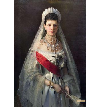 Portrait Of Maria Fyodorovna Born Princess Dagmar Of Denmark