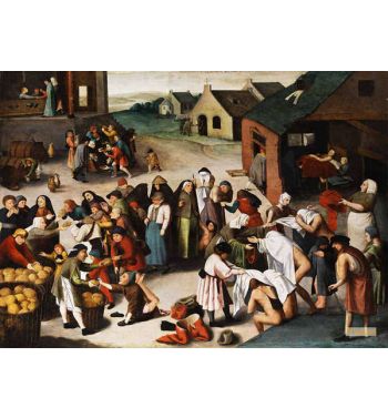 The Seven Acts Of Mercy - Umkreis Werke Der Barmherzigkeit