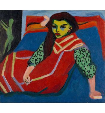 Seated Girl, Fränzi Fehrmann