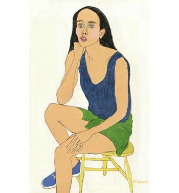 Seated Woman, Ginny, 1976