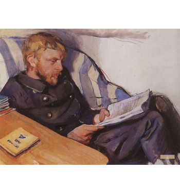 Portrait Of Boris Serebryakov 1908