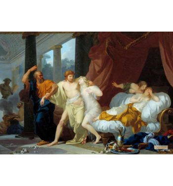 Socrates Pulling Alcibiade Out Of The Bosom Of The Volupte