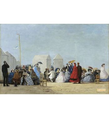 Beach Near Trouville 1864
