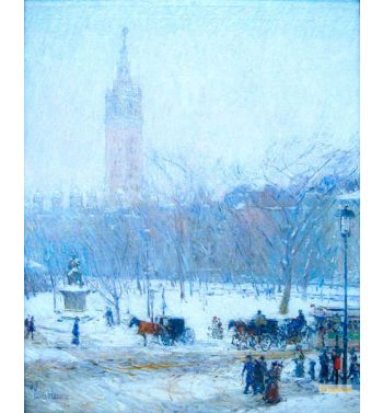 Madison Square Snowstorm 1893