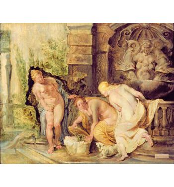 Daughters Of Cecrops Discovering Erichthonius