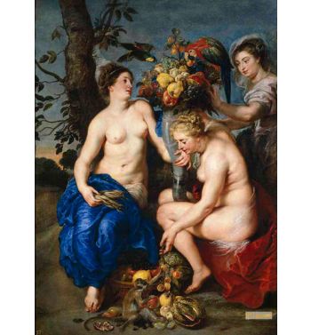 Ceres With Two Nymphs