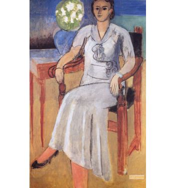 Woman With A White Dress
