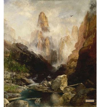Mist In Kanab Canyon, Utah, 1892