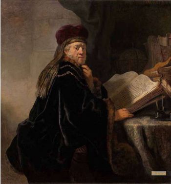 Scholar At His Study