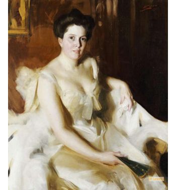 Portrait Of Mrs De Ver Warner