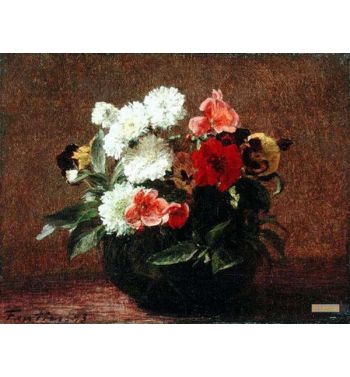 Flowers In A Clay Pot