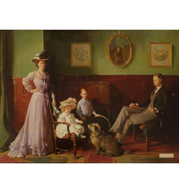 Group Portrait Of The Family Of George Swinton