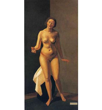 Female Nude Holding Apple 1941