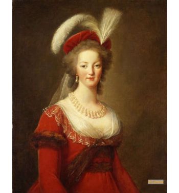 Portrait Of Marie Antoinette Queen Of France