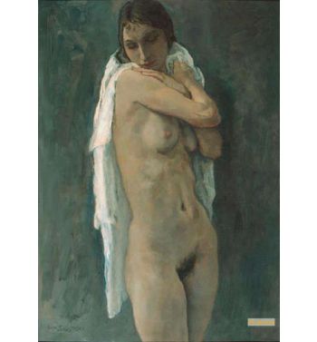 Standing Nude With White Cloth, C, 1933