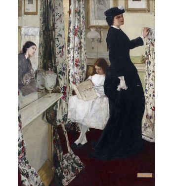 Harmony In Green And Rose The Music Room 1860