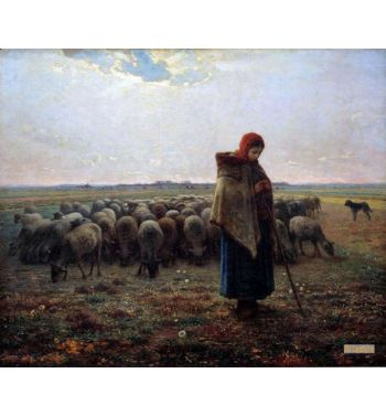 Bergere And His Sheep Called The Great Shepherd